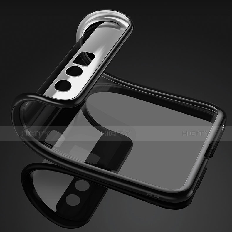 Cover Silicone Trasparente Ultra Sottile Morbida T11 per Huawei P10 Nero