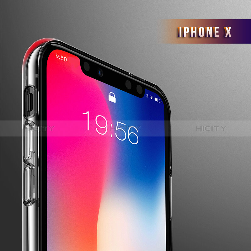 Cover Silicone Trasparente Ultra Sottile Morbida T14 per Apple iPhone Xs Max Chiaro