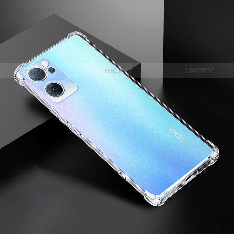 Cover Silicone Trasparente Ultra Sottile Morbida T14 per Oppo Reno7 SE 5G Chiaro