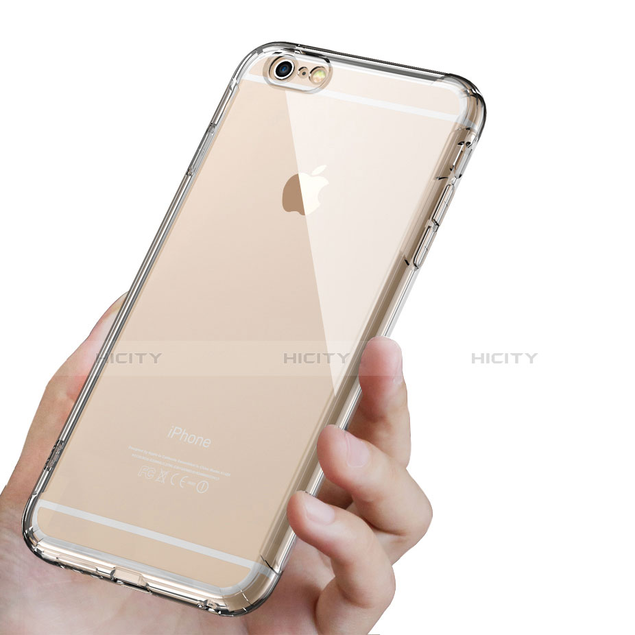 Cover Silicone Trasparente Ultra Sottile Morbida T15 per Apple iPhone 6S Chiaro