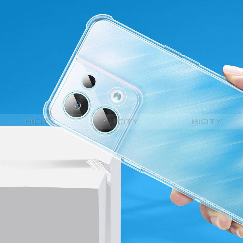 Cover Silicone Trasparente Ultra Sottile Morbida T16 per Xiaomi Redmi Note 13 Pro 5G Chiaro