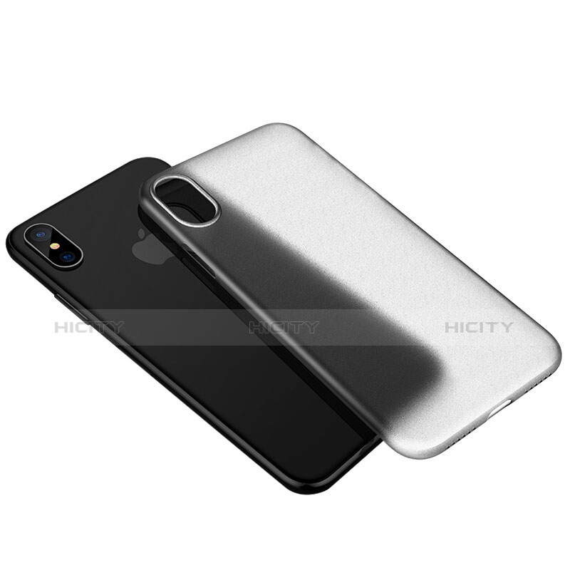 Cover Silicone Trasparente Ultra Sottile Morbida T18 per Apple iPhone Xs Bianco