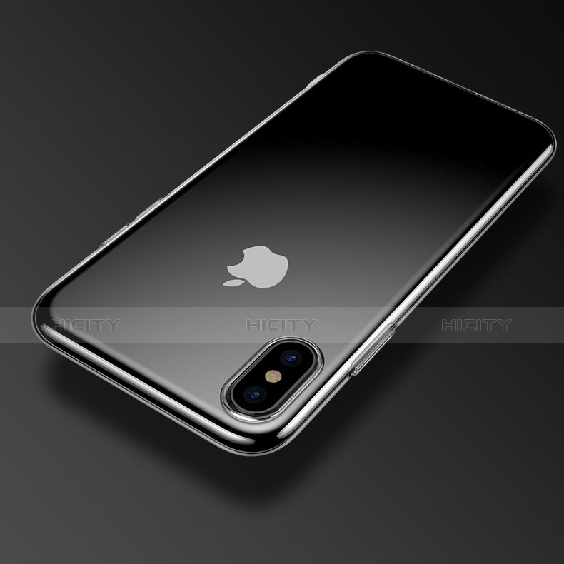Cover Silicone Trasparente Ultra Sottile Morbida T22 per Apple iPhone Xs Chiaro