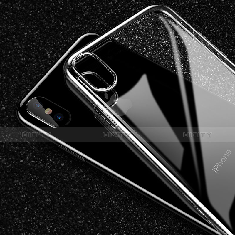 Cover Silicone Trasparente Ultra Sottile Morbida T22 per Apple iPhone Xs Max Chiaro