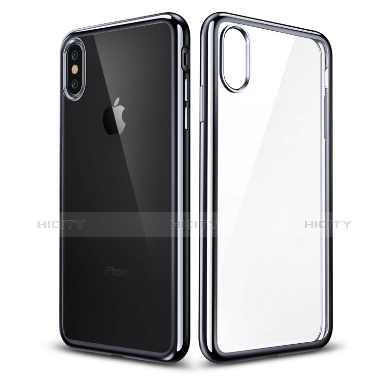 Cover Silicone Trasparente Ultra Sottile Morbida T26 per Apple iPhone X Chiaro