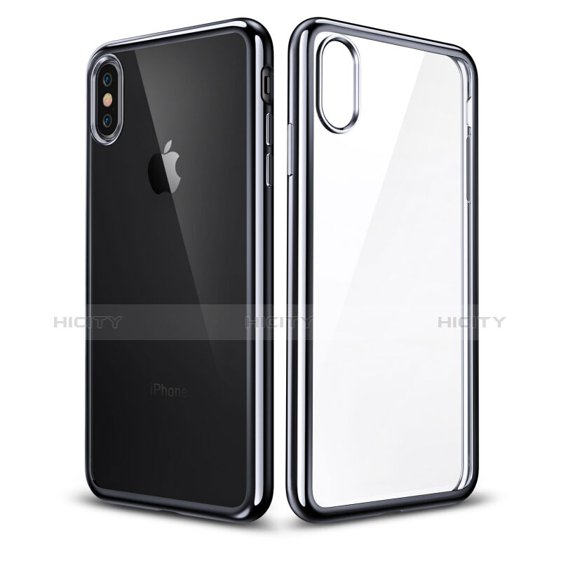 Cover Silicone Trasparente Ultra Sottile Morbida T26 per Apple iPhone Xs Chiaro