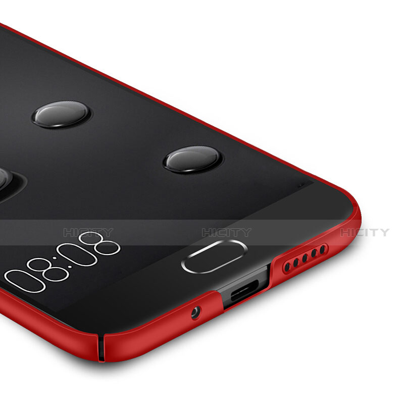 Cover Silicone Ultra Sottile Morbida con Anello Supporto per Huawei Mate 10 Rosso