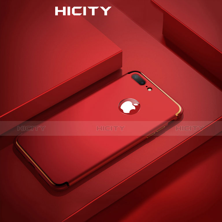 Cover Silicone Ultra Sottile Morbida D03 per Apple iPhone 7 Plus Rosso