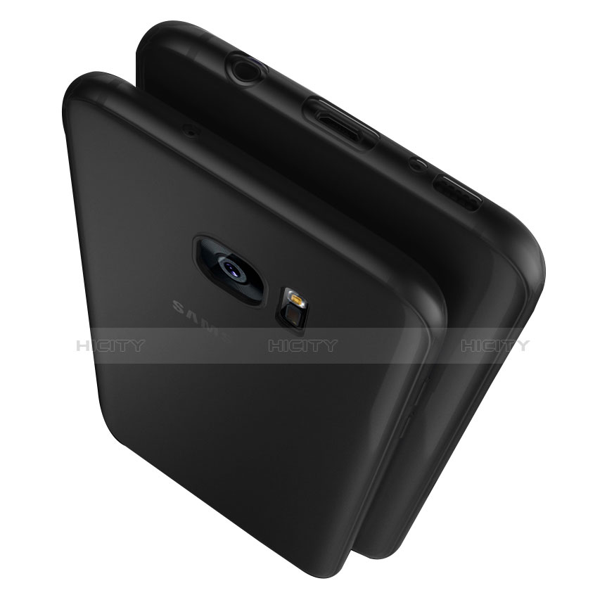 Cover Silicone Ultra Sottile Morbida Opaca per Samsung Galaxy S7 Edge G935F Nero
