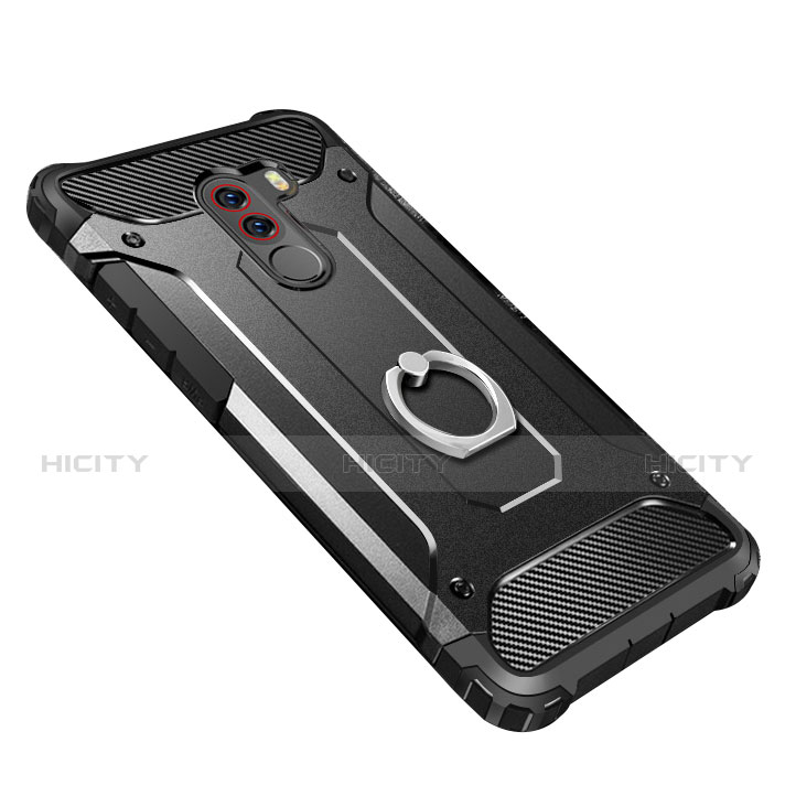 Cover Silicone Ultra Sottile Morbida Opaca per Xiaomi Pocophone F1 Nero