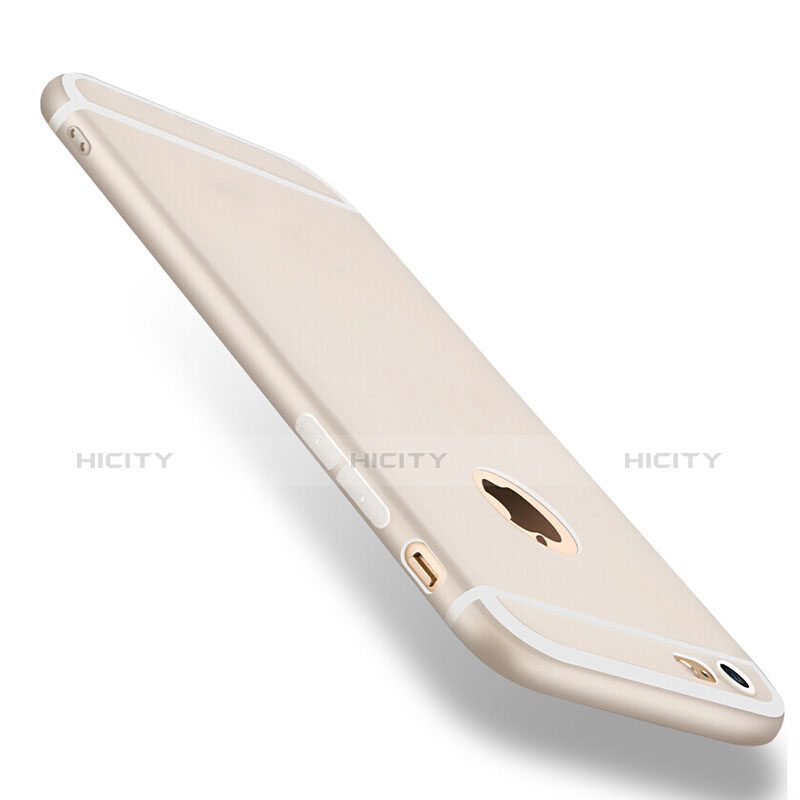 Cover Silicone Ultra Sottile Morbida per Apple iPhone 6S Bianco