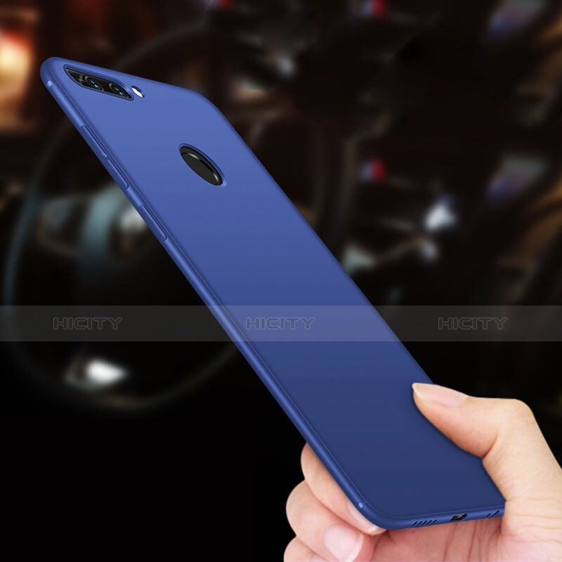 Cover Silicone Ultra Sottile Morbida per Huawei Honor 8 Pro Blu
