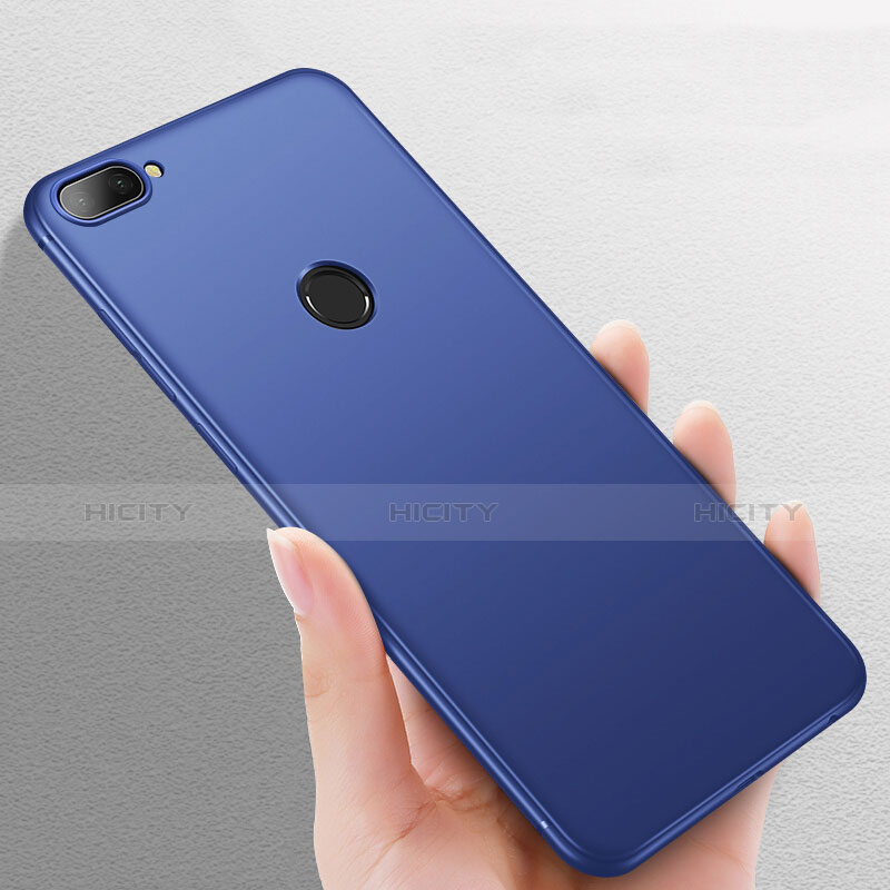 Cover Silicone Ultra Sottile Morbida per Huawei Honor 9i Blu