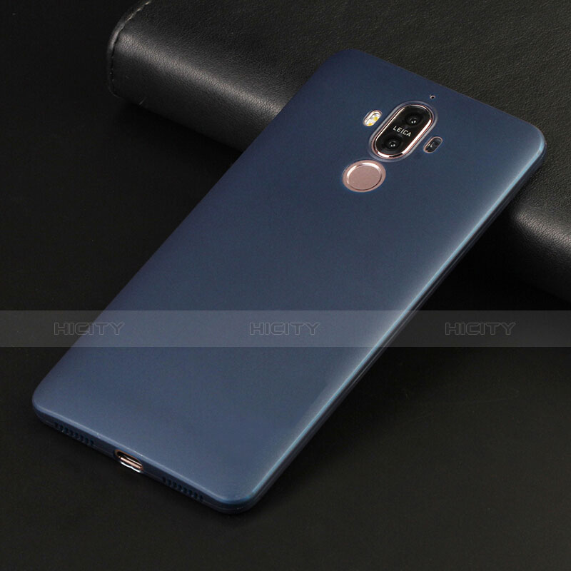 Cover Silicone Ultra Sottile Morbida per Huawei Mate 9 Blu