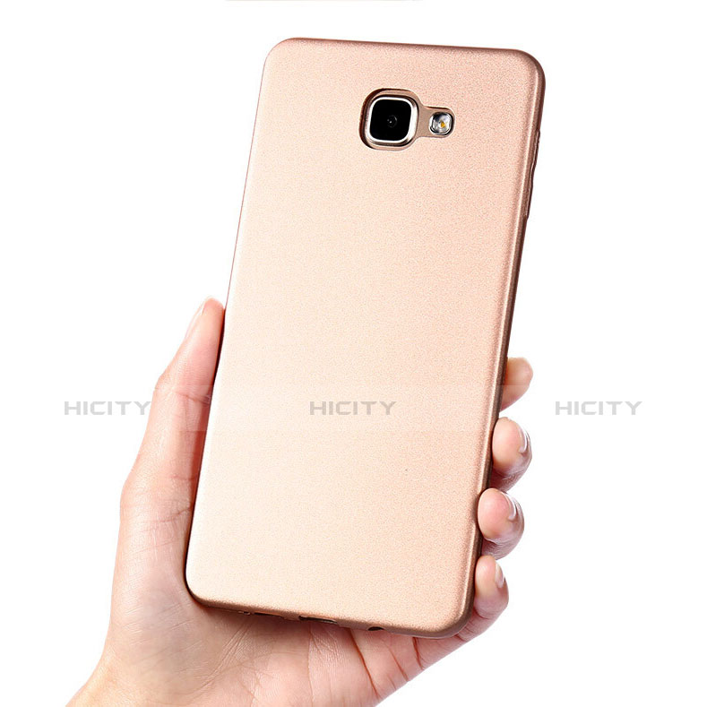 Cover Silicone Ultra Sottile Morbida per Samsung Galaxy A9 (2016) A9000 Oro