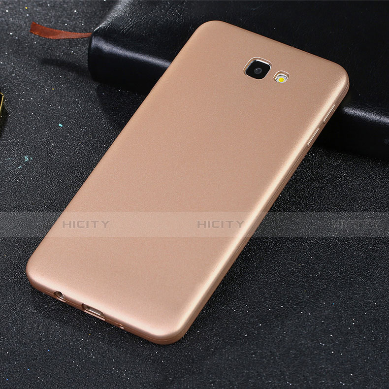 Cover Silicone Ultra Sottile Morbida per Samsung Galaxy J7 Prime Oro