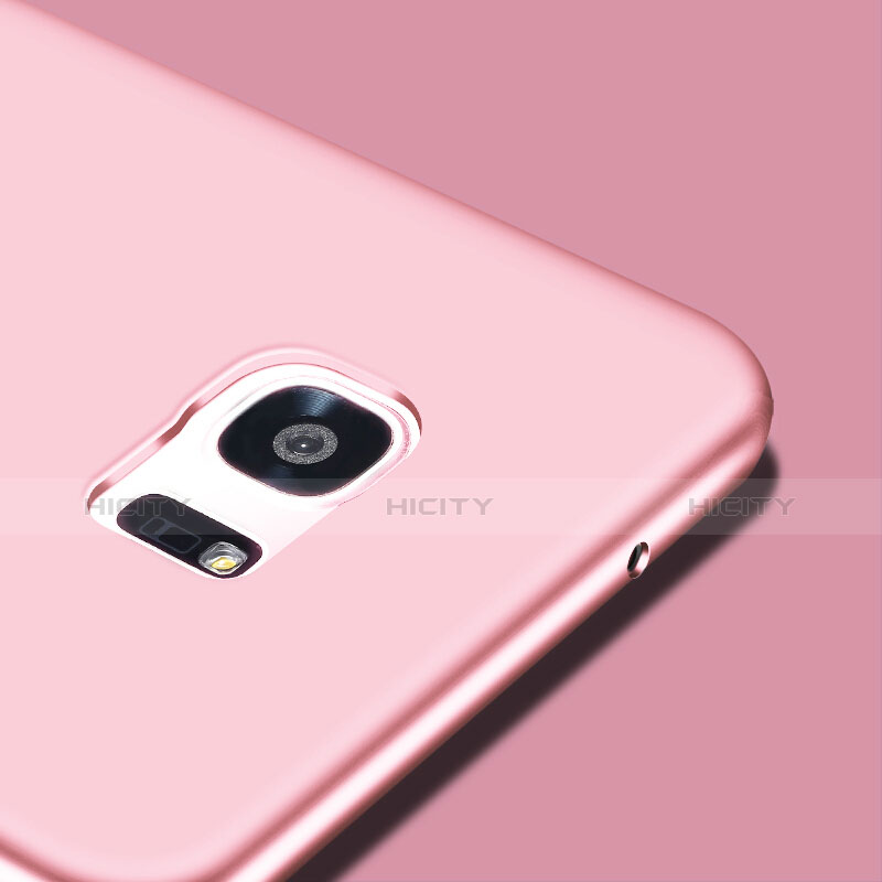 Cover Silicone Ultra Sottile Morbida R03 per Samsung Galaxy S7 Edge G935F Oro Rosa
