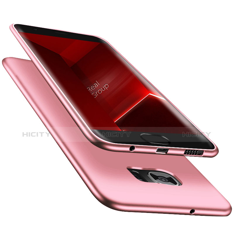 Cover Silicone Ultra Sottile Morbida R06 per Samsung Galaxy S7 Edge G935F Rosa