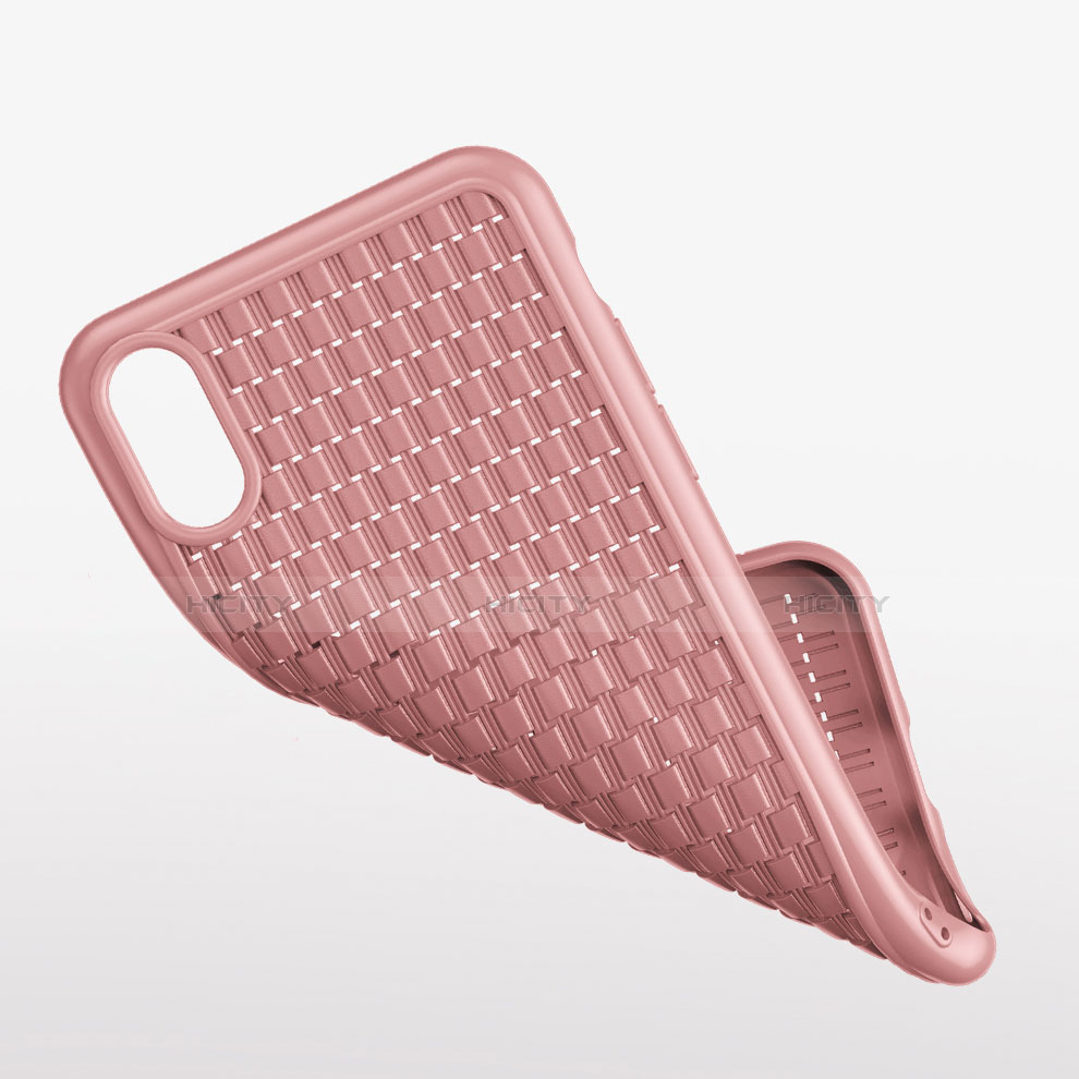 Cover Silicone Ultra Sottile Morbida S02 per Apple iPhone XR Rosa