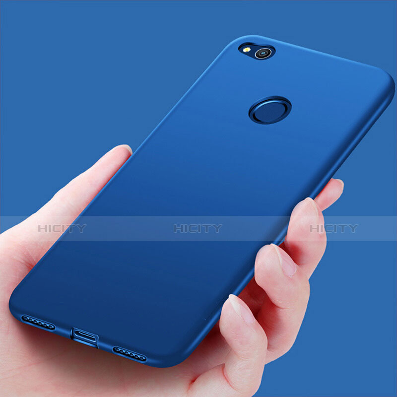 Cover Silicone Ultra Sottile Morbida S02 per Huawei Honor 8 Lite Blu