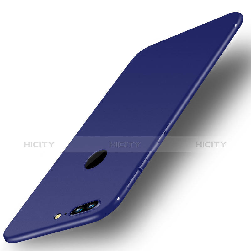 Cover Silicone Ultra Sottile Morbida S02 per Huawei Honor 9 Lite Blu