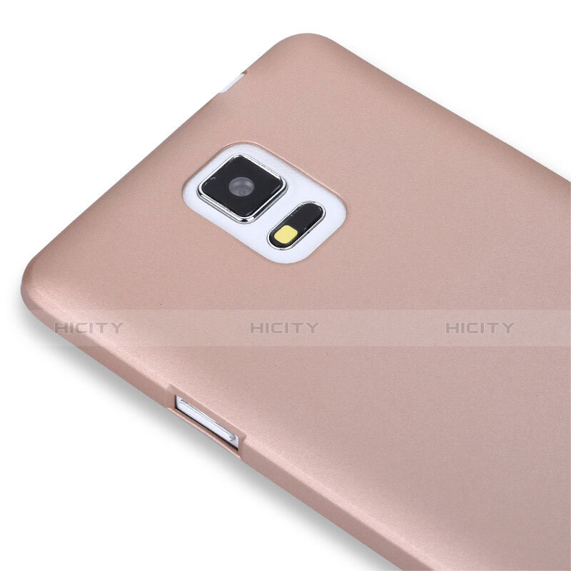 Cover Silicone Ultra Sottile Morbida S02 per Samsung Galaxy Note 4 Duos N9100 Dual SIM Oro Rosa