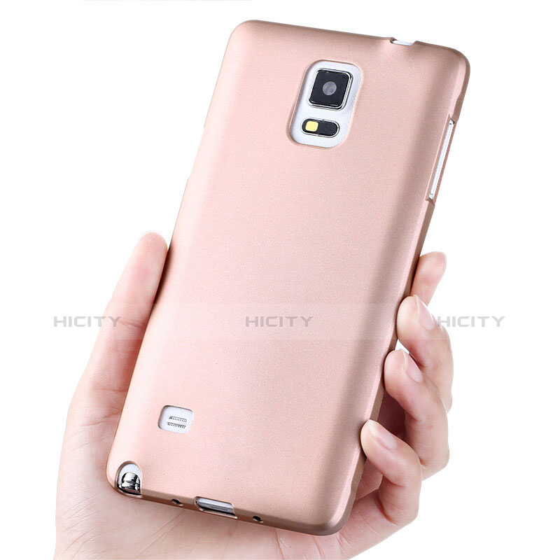 Cover Silicone Ultra Sottile Morbida S02 per Samsung Galaxy Note 4 SM-N910F Oro Rosa