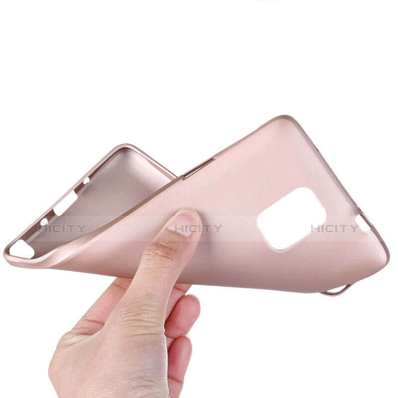Cover Silicone Ultra Sottile Morbida S02 per Samsung Galaxy Note 4 SM-N910F Oro Rosa
