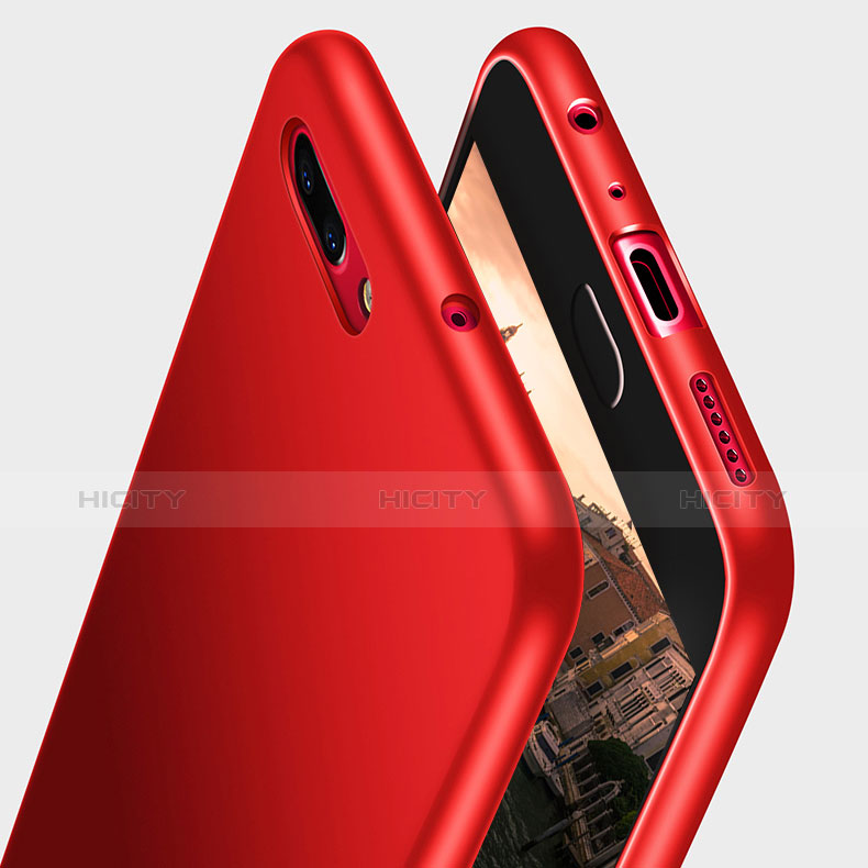 Cover Silicone Ultra Sottile Morbida S03 per Huawei Nova 2 Rosso