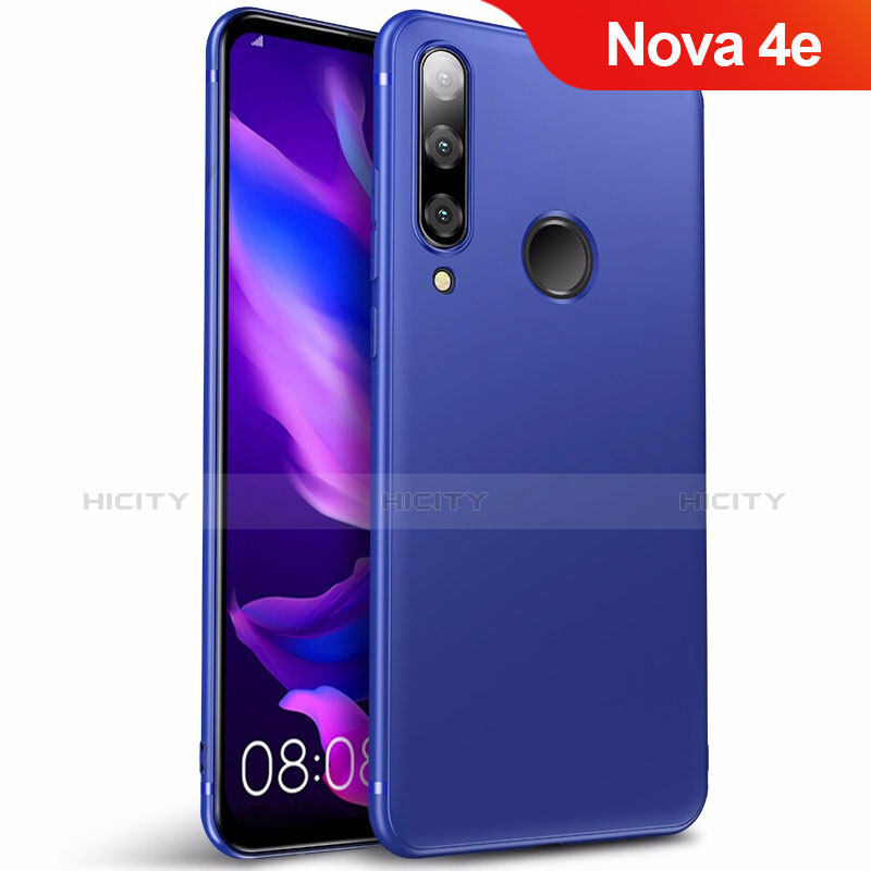 Cover Silicone Ultra Sottile Morbida S03 per Huawei Nova 4e Blu