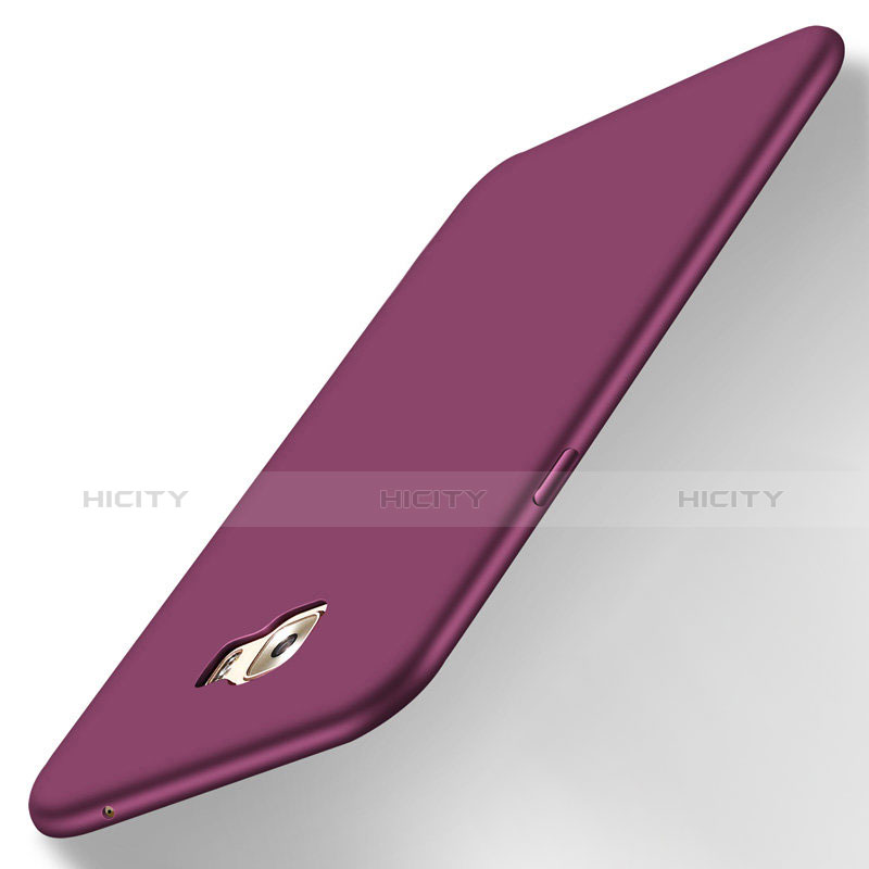 Cover Silicone Ultra Sottile Morbida S03 per Samsung Galaxy C5 Pro C5010 Viola