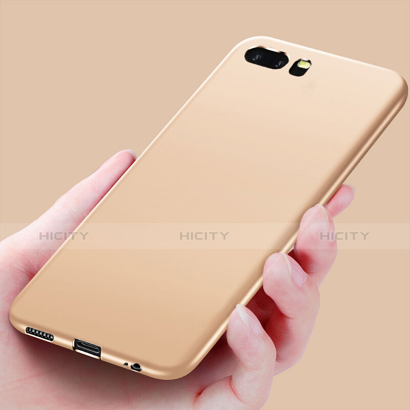 Cover Silicone Ultra Sottile Morbida S05 per Huawei P10 Oro