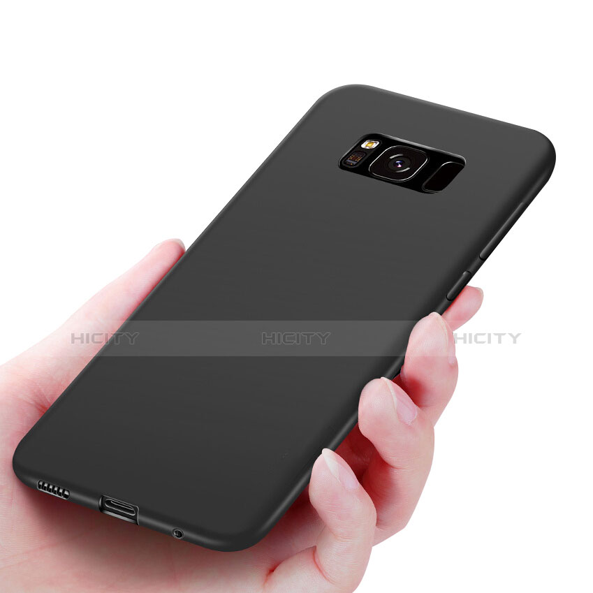 Cover Silicone Ultra Sottile Morbida S06 per Samsung Galaxy S8 Nero