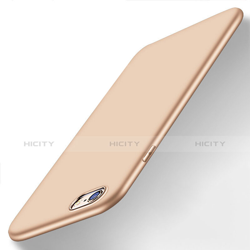 Cover Silicone Ultra Sottile Morbida U05 per Apple iPhone 6S Plus Oro
