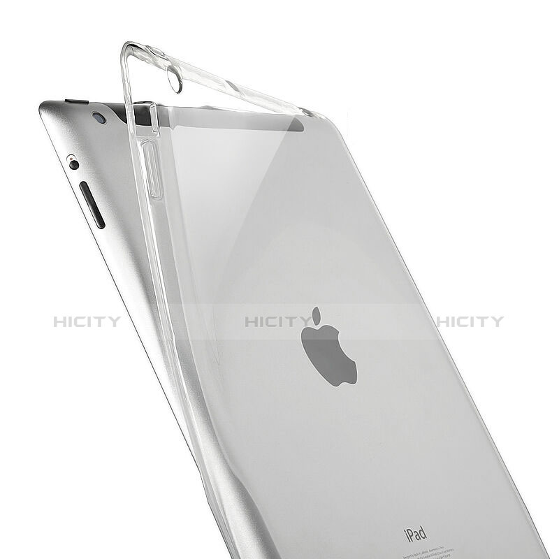 Cover TPU Trasparente Ultra Slim Morbida per Apple iPad 2 Chiaro