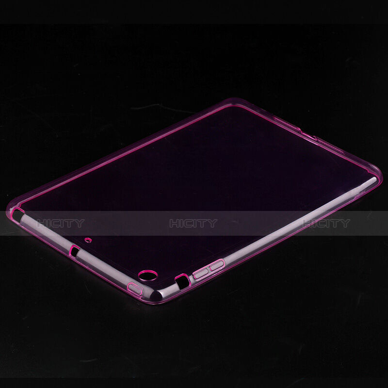 Cover TPU Trasparente Ultra Sottile Morbida per Apple iPad Mini 2 Rosa