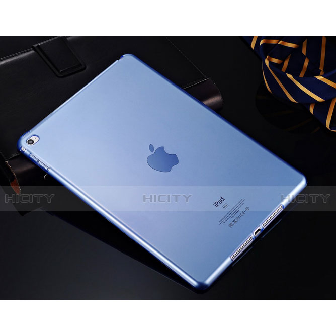 Cover TPU Trasparente Ultra Sottile Morbida per Apple iPad Mini 4 Blu