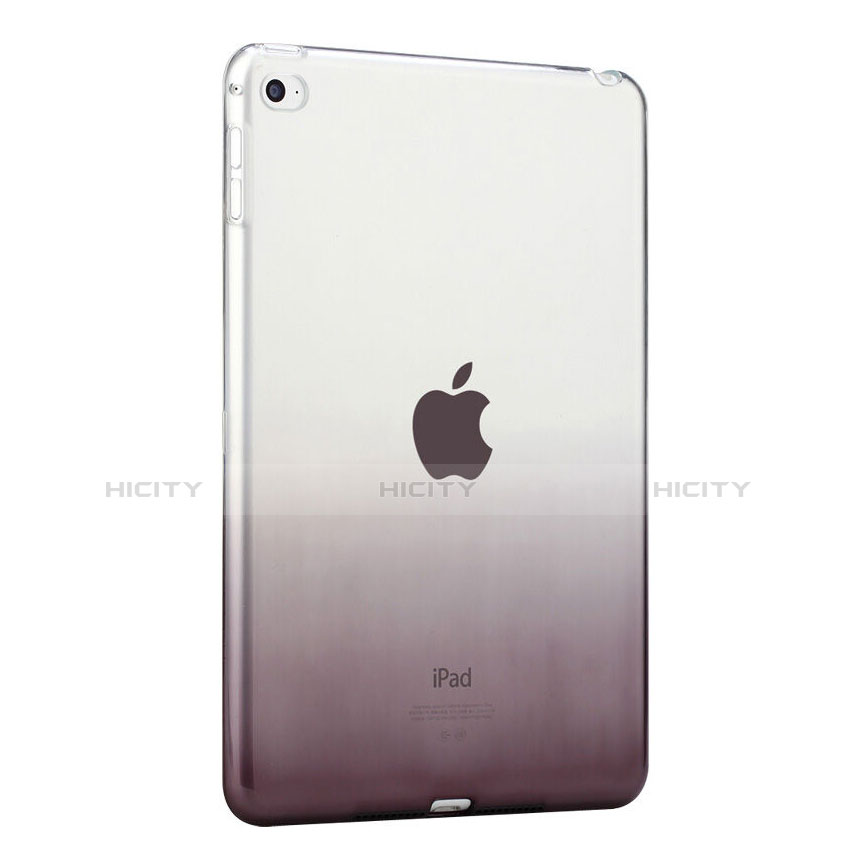 Cover TPU Trasparente Ultra Sottile Morbida per Apple iPad Mini 4 Grigio