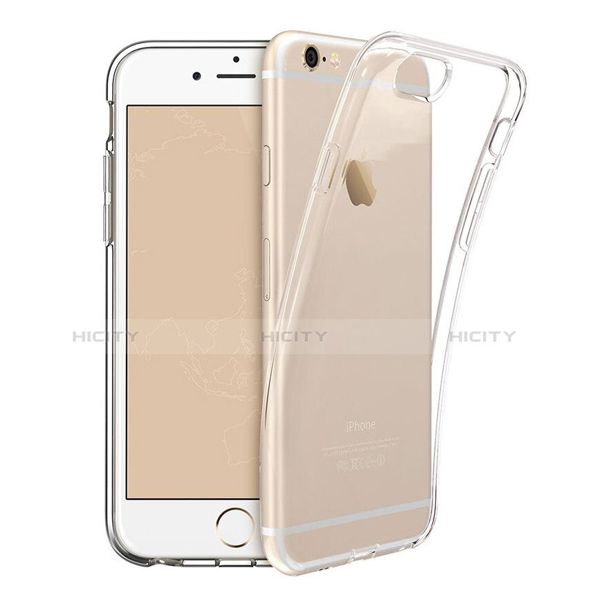 Cover TPU Trasparente Ultra Sottile Morbida per Apple iPhone 6 Chiaro