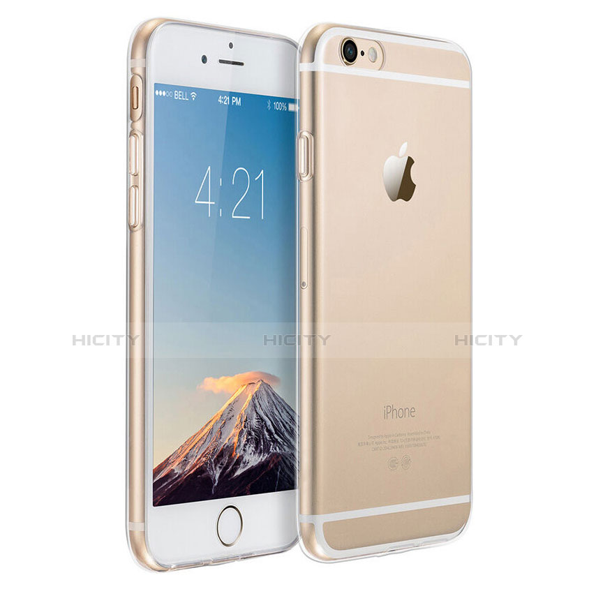 Cover TPU Trasparente Ultra Sottile Morbida per Apple iPhone 6 Chiaro