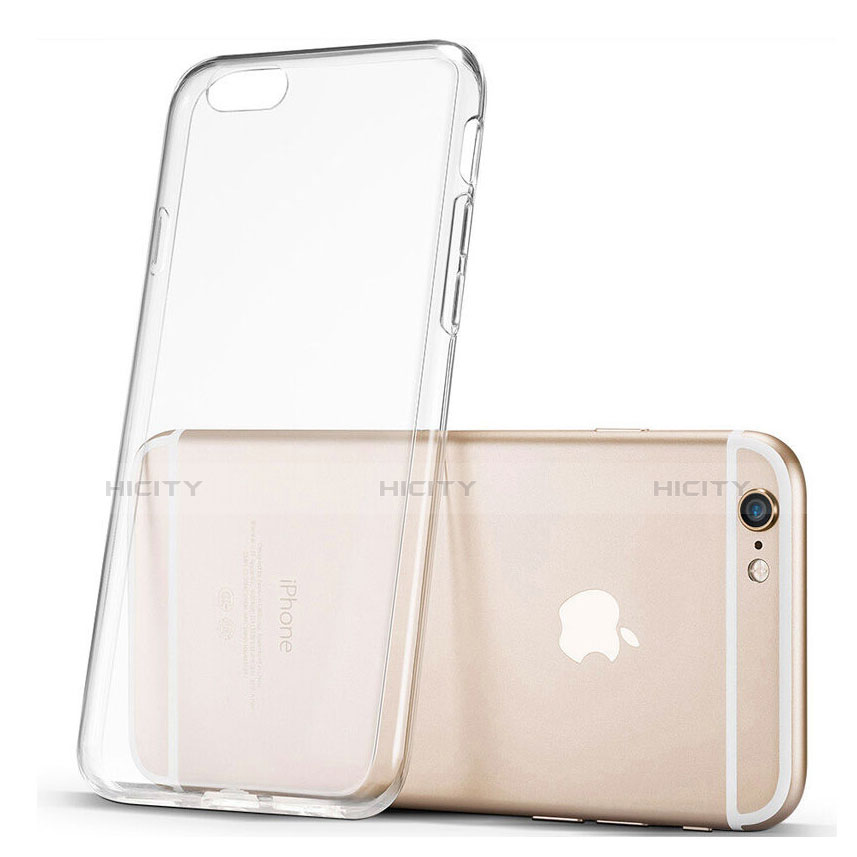 Cover TPU Trasparente Ultra Sottile Morbida per Apple iPhone 6 Plus Chiaro