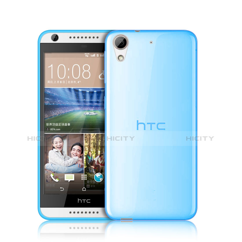 Cover TPU Trasparente Ultra Sottile Morbida per HTC Desire 626 Blu