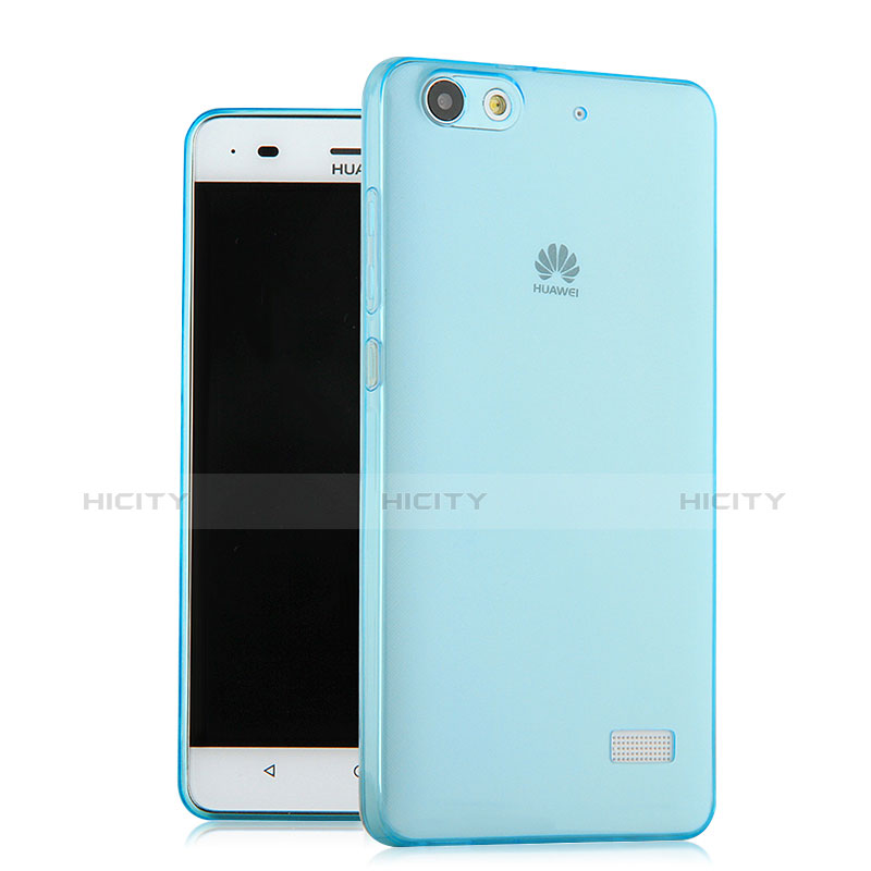Cover TPU Trasparente Ultra Sottile Morbida per Huawei G Play Mini Blu