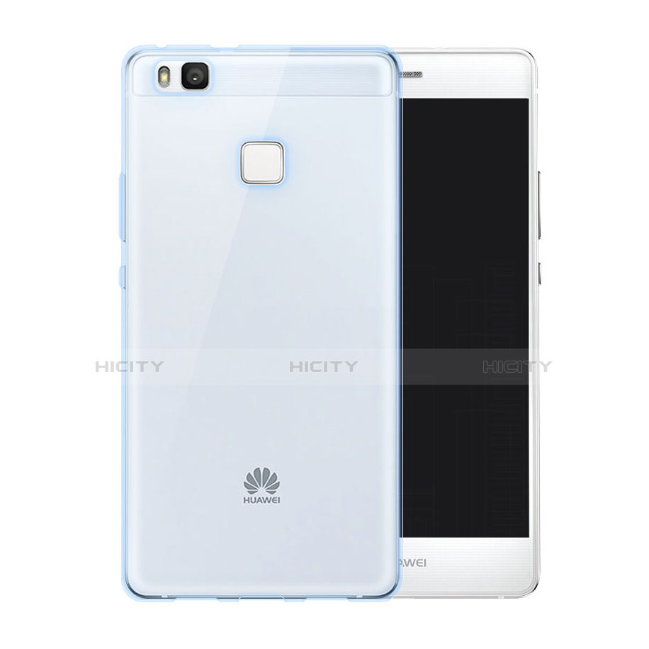 Cover TPU Trasparente Ultra Sottile Morbida per Huawei G9 Lite Blu