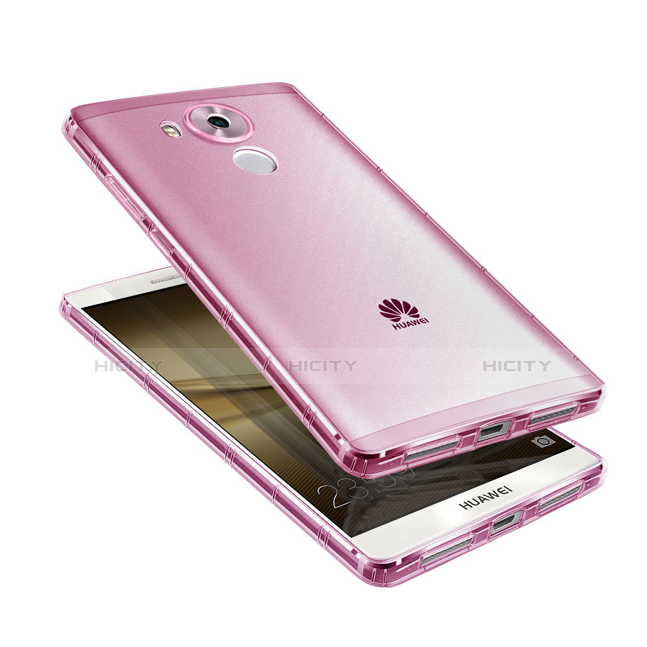 Cover TPU Trasparente Ultra Sottile Morbida per Huawei Mate 8 Rosa