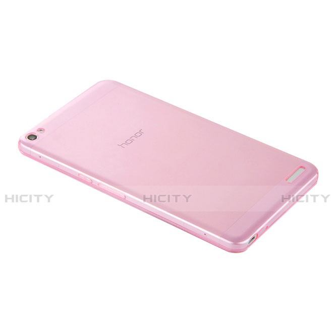 Cover TPU Trasparente Ultra Sottile Morbida per Huawei MediaPad X2 Rosa