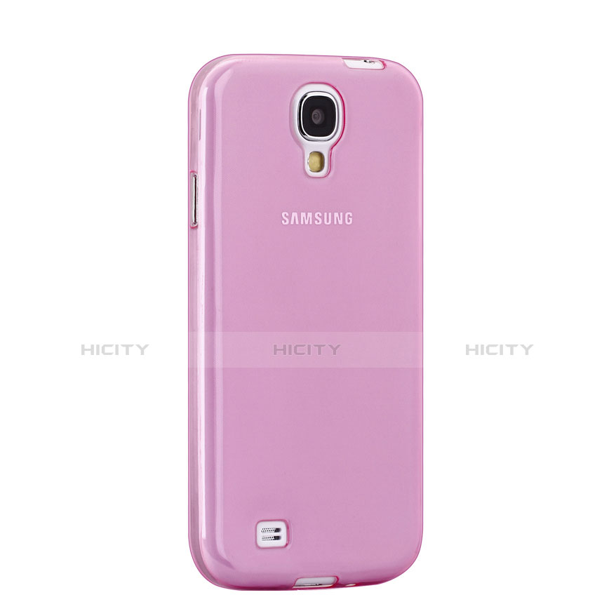 Cover TPU Trasparente Ultra Sottile Morbida per Samsung Galaxy S4 IV Advance i9500 Rosa