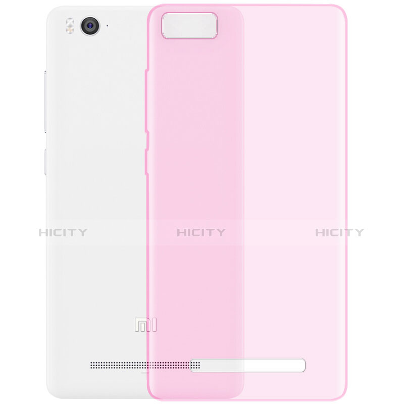 Cover TPU Trasparente Ultra Sottile Morbida per Xiaomi Mi 4C Rosa