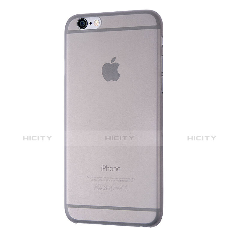 Cover Ultra Slim Trasparente Rigida Opaca per Apple iPhone 6 Grigio