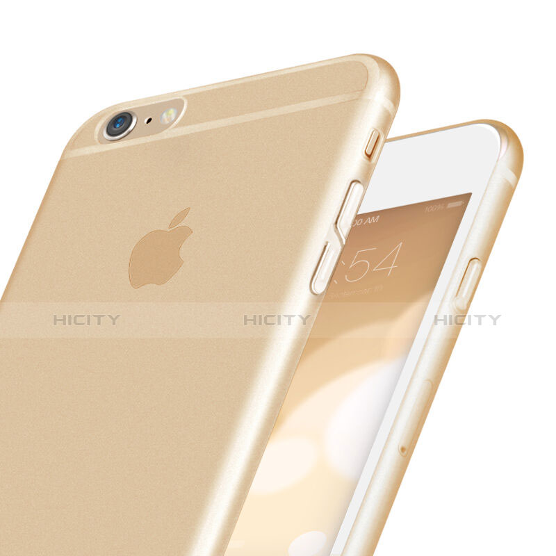 Cover Ultra Slim Trasparente Rigida Opaca per Apple iPhone 6 Oro